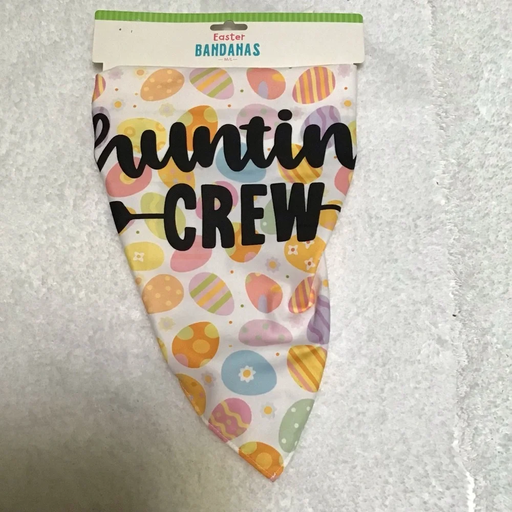 Hunting Crew‎ Easter Egg Pet Scarf Kerchief NWT